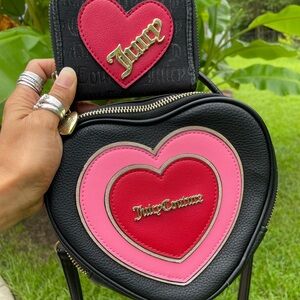Juicy Couture Love Never Dies heart CB and Wallet Set